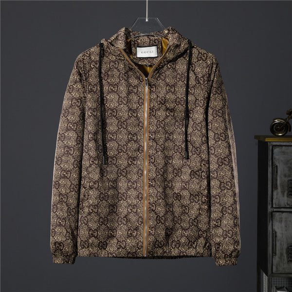 Gucci monogram windbreaker best sale