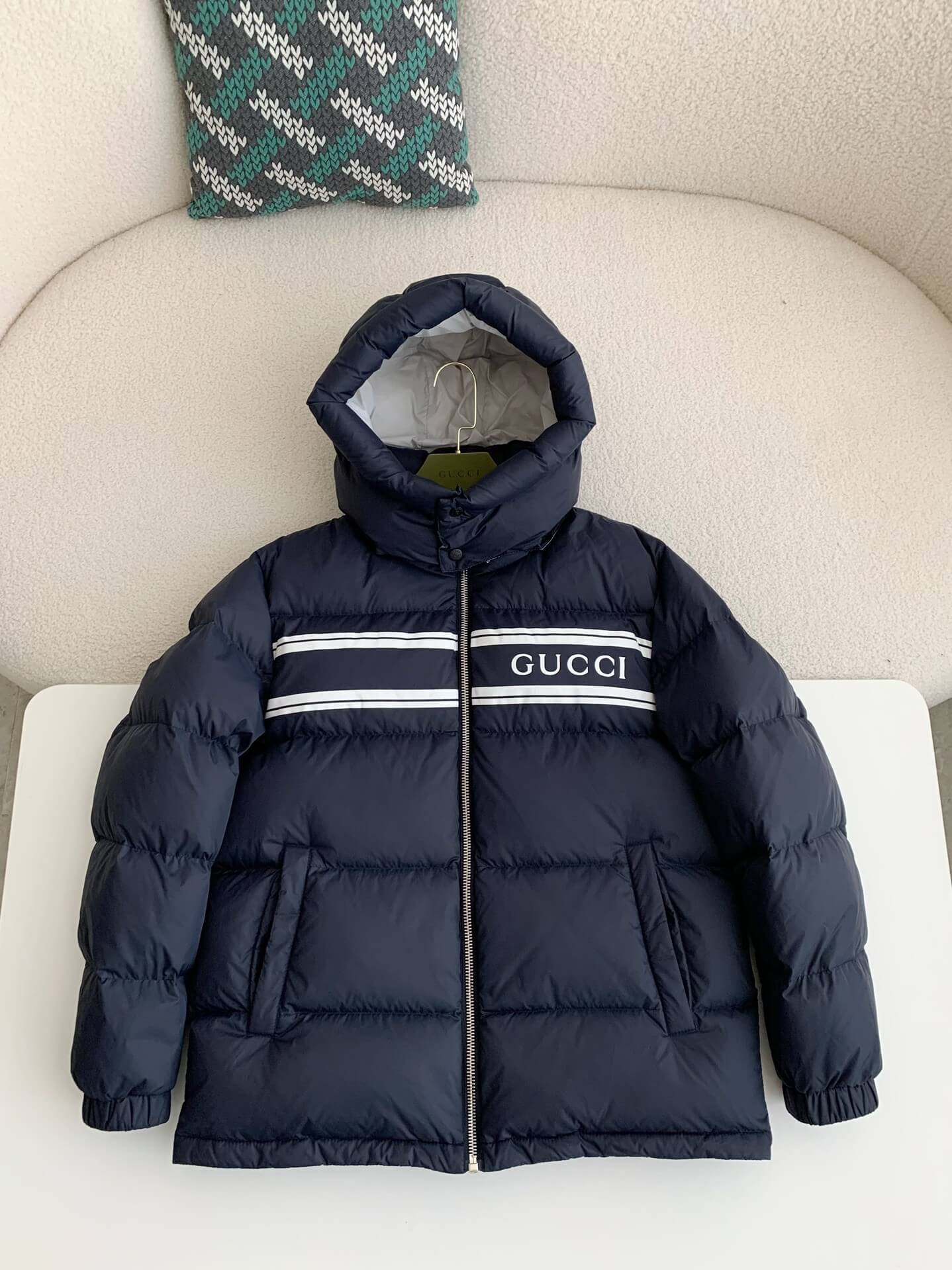 Gucci Logo-Print Puffer Down Jacket