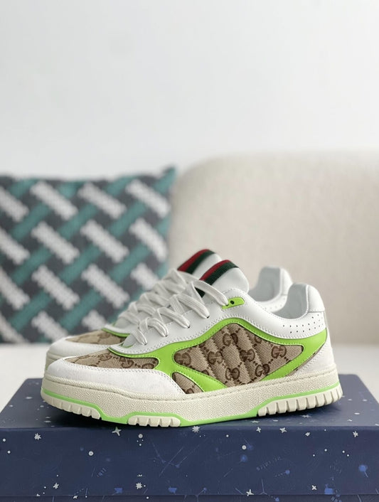 Gucci Re-Web Sneaker Beige Grün