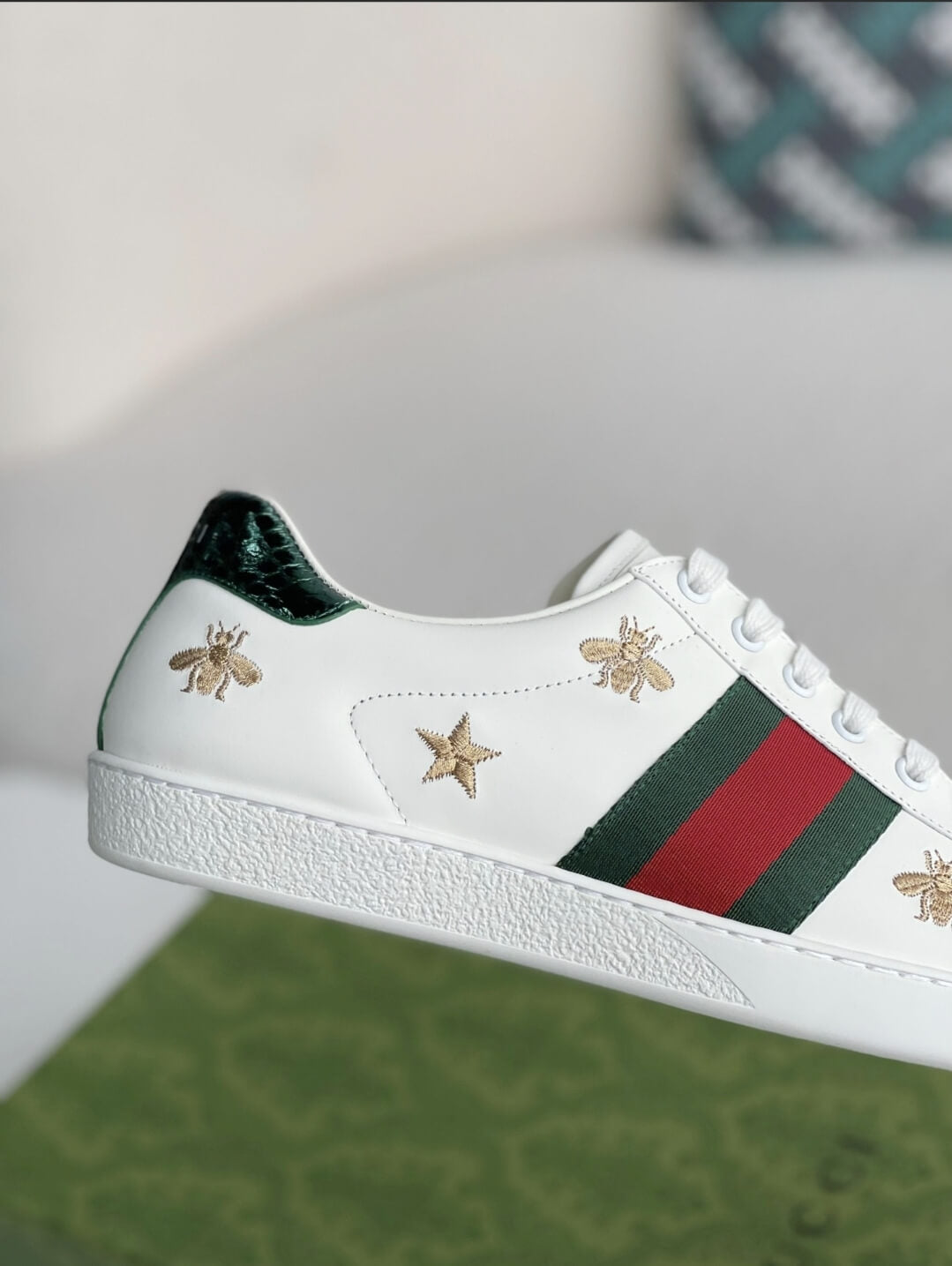 Gucci Star Bee Ace White Sneaker