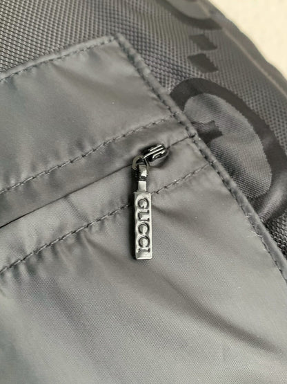 Gucci GG Nylon Black Down Jacket