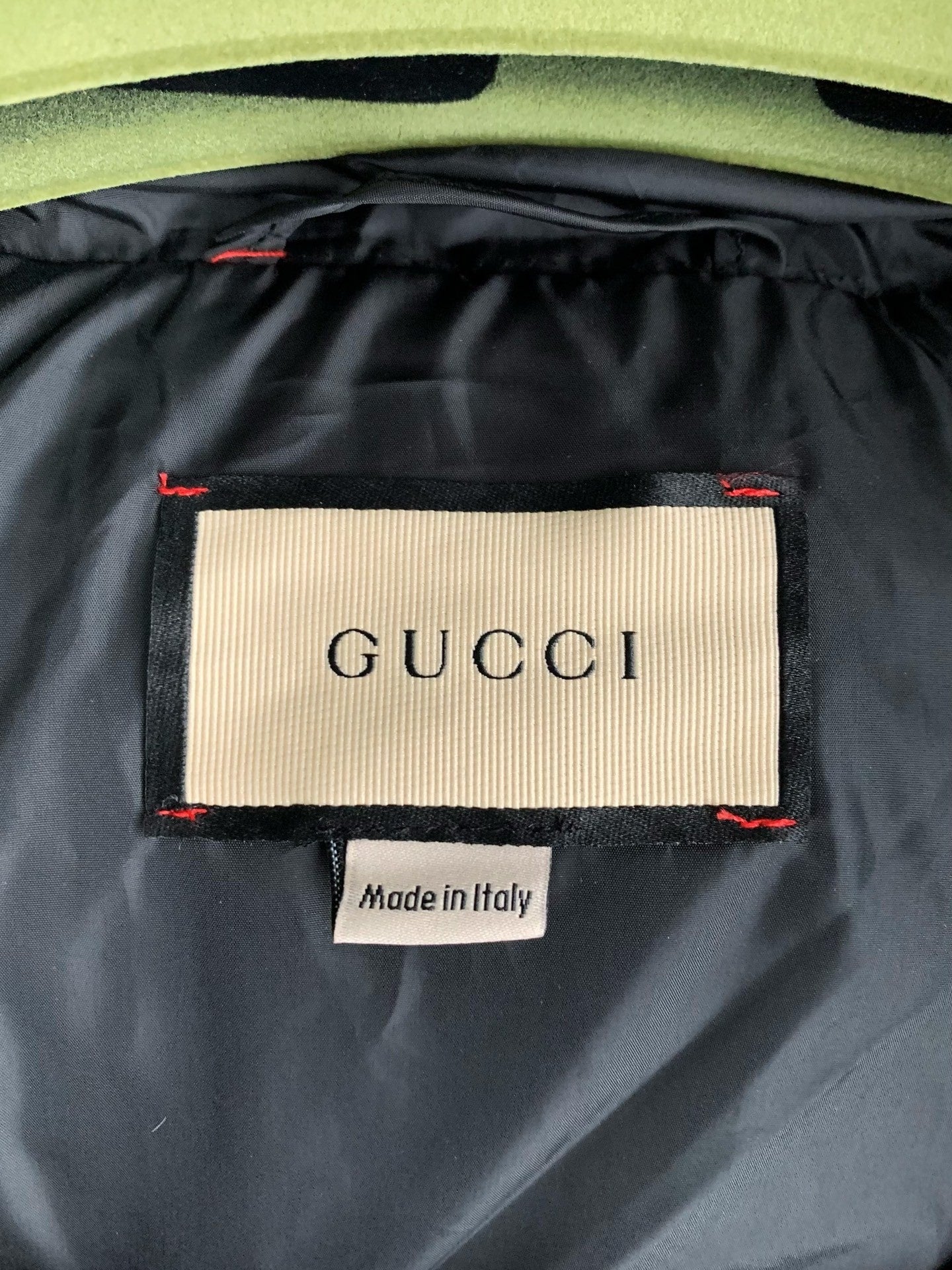 Gucci GG Nylon Black Down Jacket