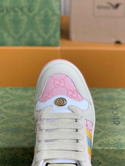 Gucci Screener GG Pink Women's Sneakers