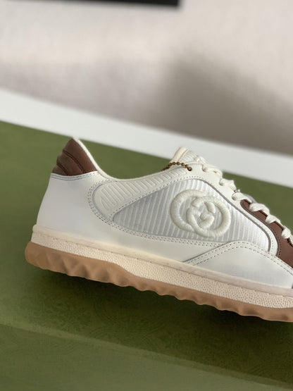 Gucci Mac80 White/Brown Leather Sneakers