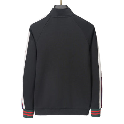 Gucci Jacquard Stripe Black Tracksuit