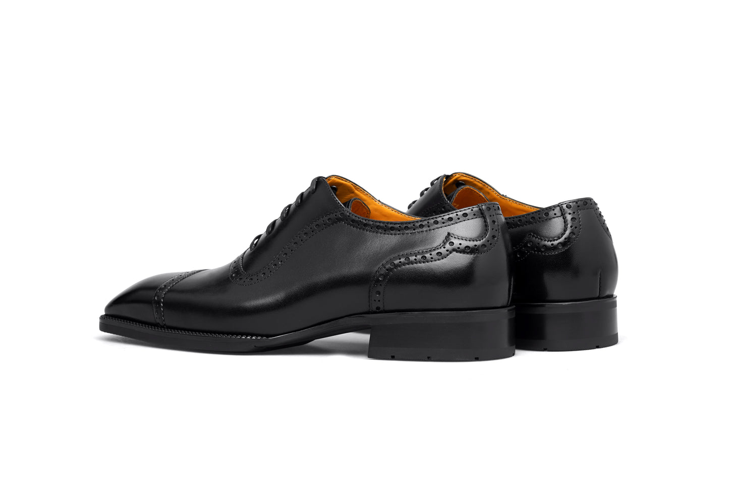 The Jet Black Brogue Oxfords