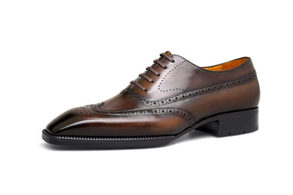 The Artisan Dark Brown Wingtip Oxford
