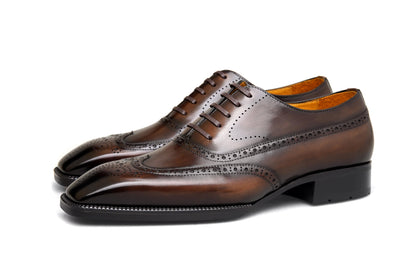 The Artisan Dark Brown Wingtip Oxford