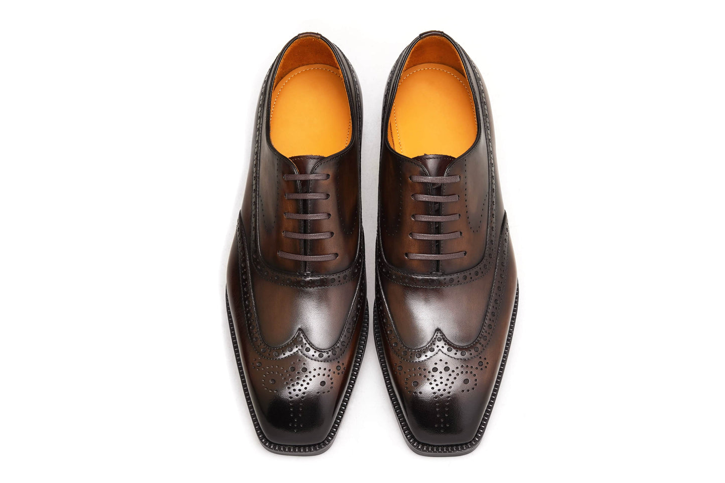 The Artisan Dark Brown Wingtip Oxford