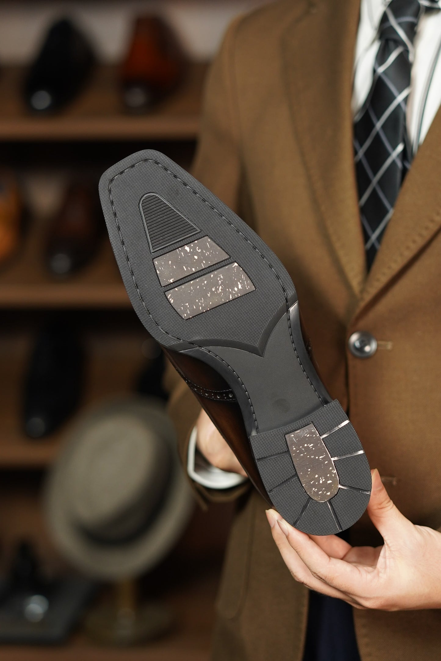 The Artisan Dark Brown Wingtip Oxford