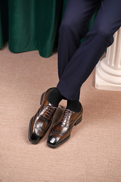 The Artisan Dark Brown Wingtip Oxford
