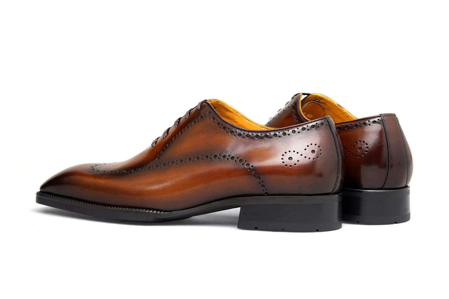 The Maverick Tan Wingtip Oxford Brogues