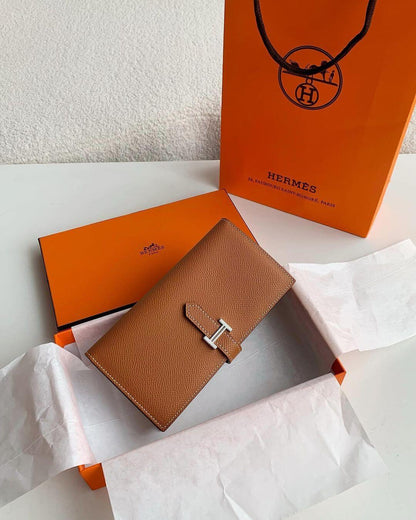 Hermès Béarn wallet "GOLDEN BROWN"