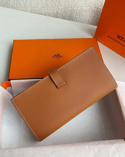 Hermès Béarn wallet "GOLDEN BROWN"