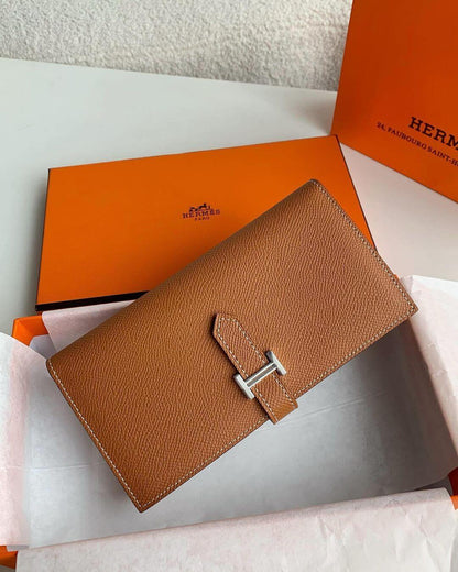 Hermès Béarn wallet "GOLDEN BROWN"