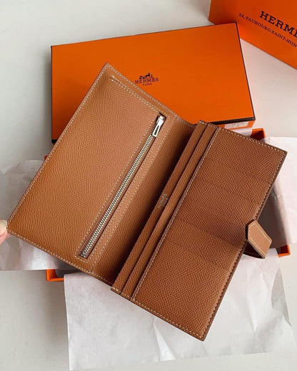 Hermès Béarn wallet "GOLDEN BROWN"