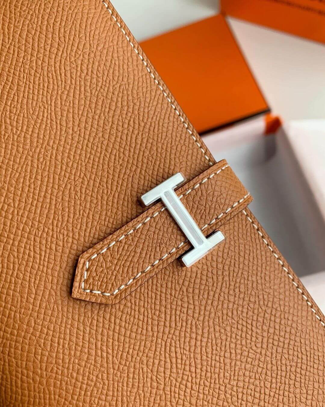 Hermès Béarn wallet "GOLDEN BROWN"