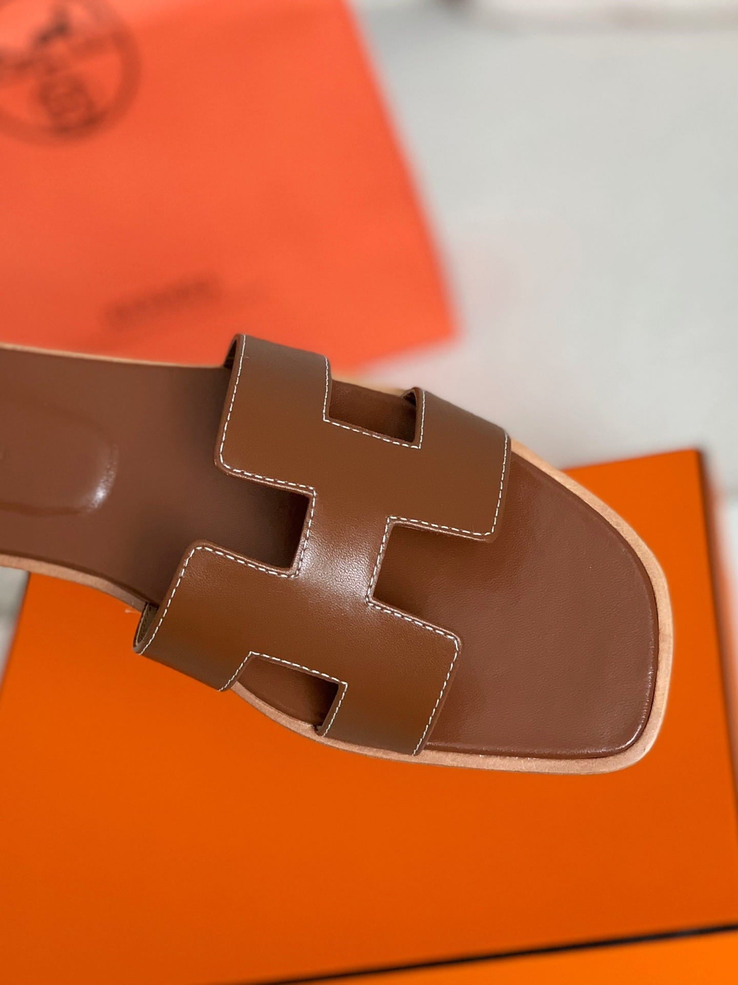 Hermès Gold Oran Women's Sandals