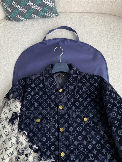 LV Monogram Denim Trucker Jacket