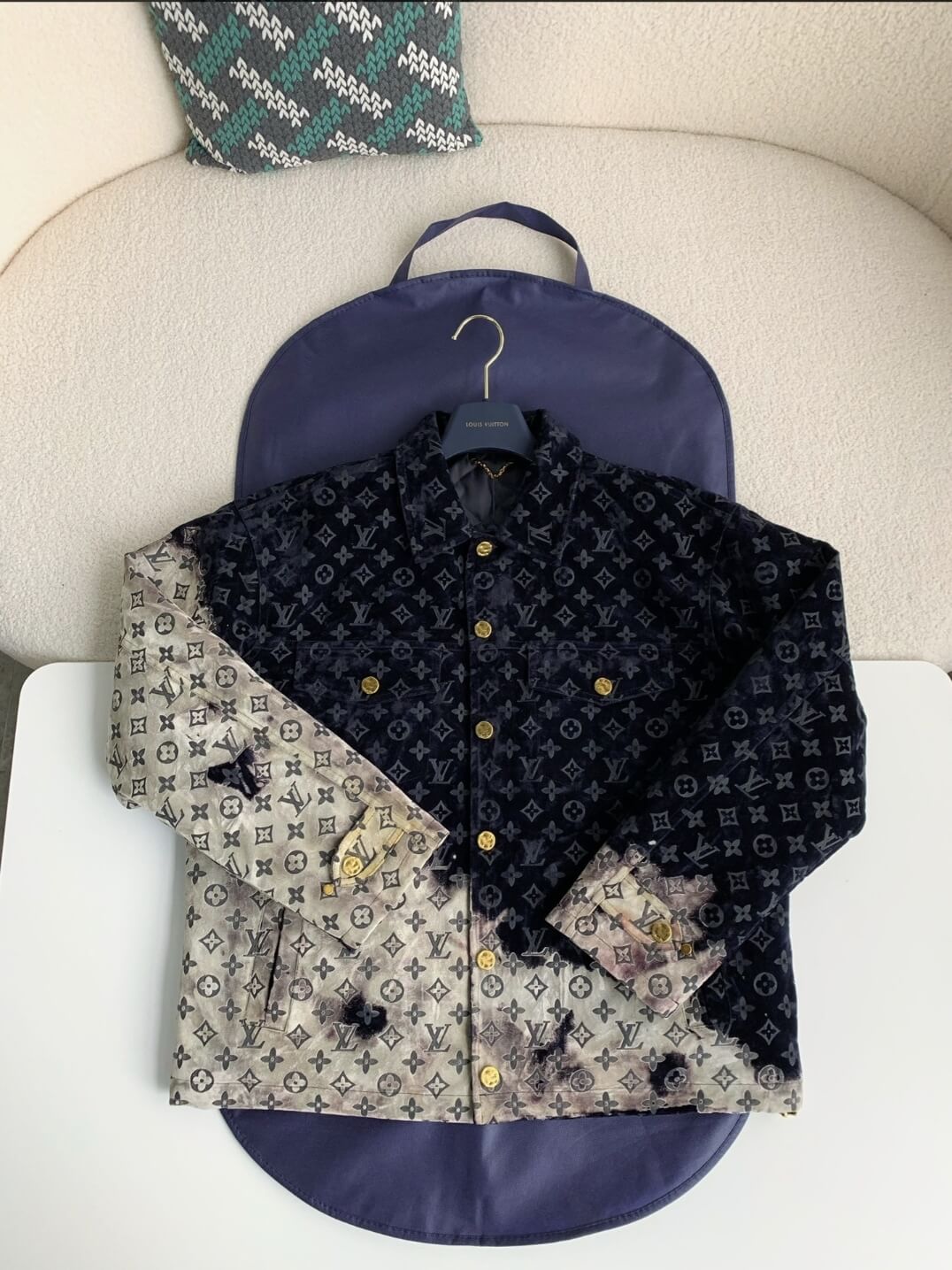 LV Monogram Denim Trucker Jacket