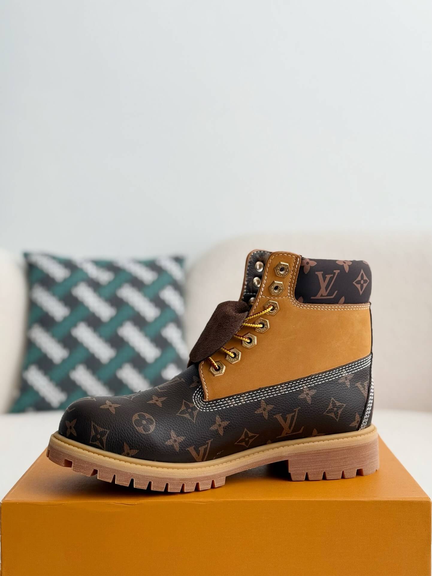 High top wheat timberlands on sale