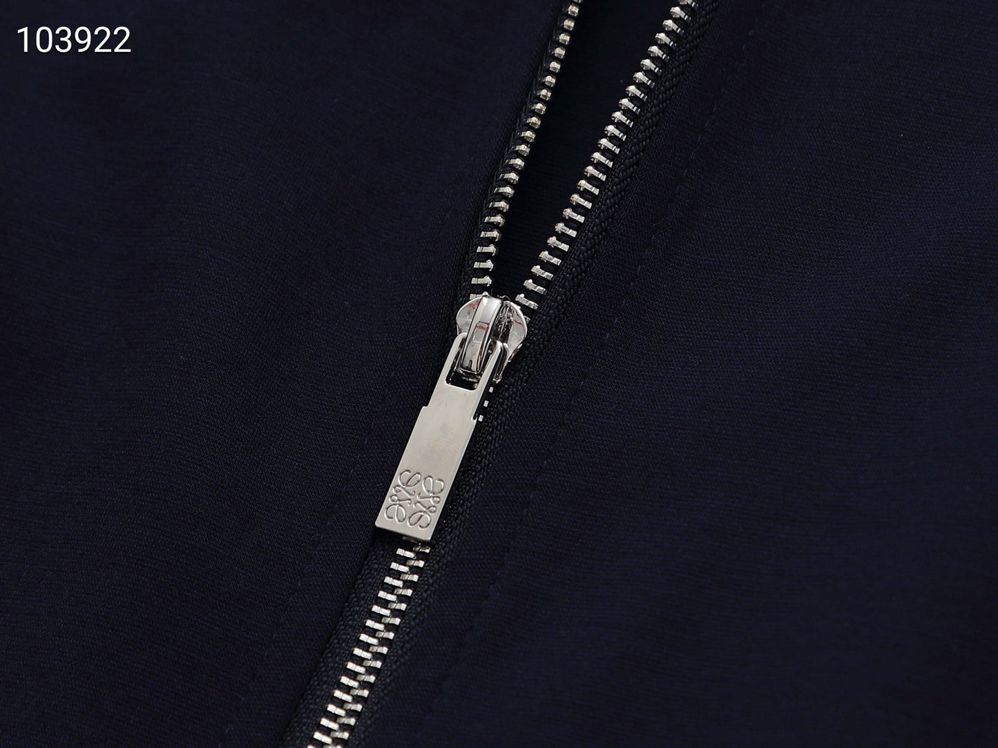 Loewe Anagram Tracksuit Set - Navy Blue Technical Knit Zip Jacket & Pants