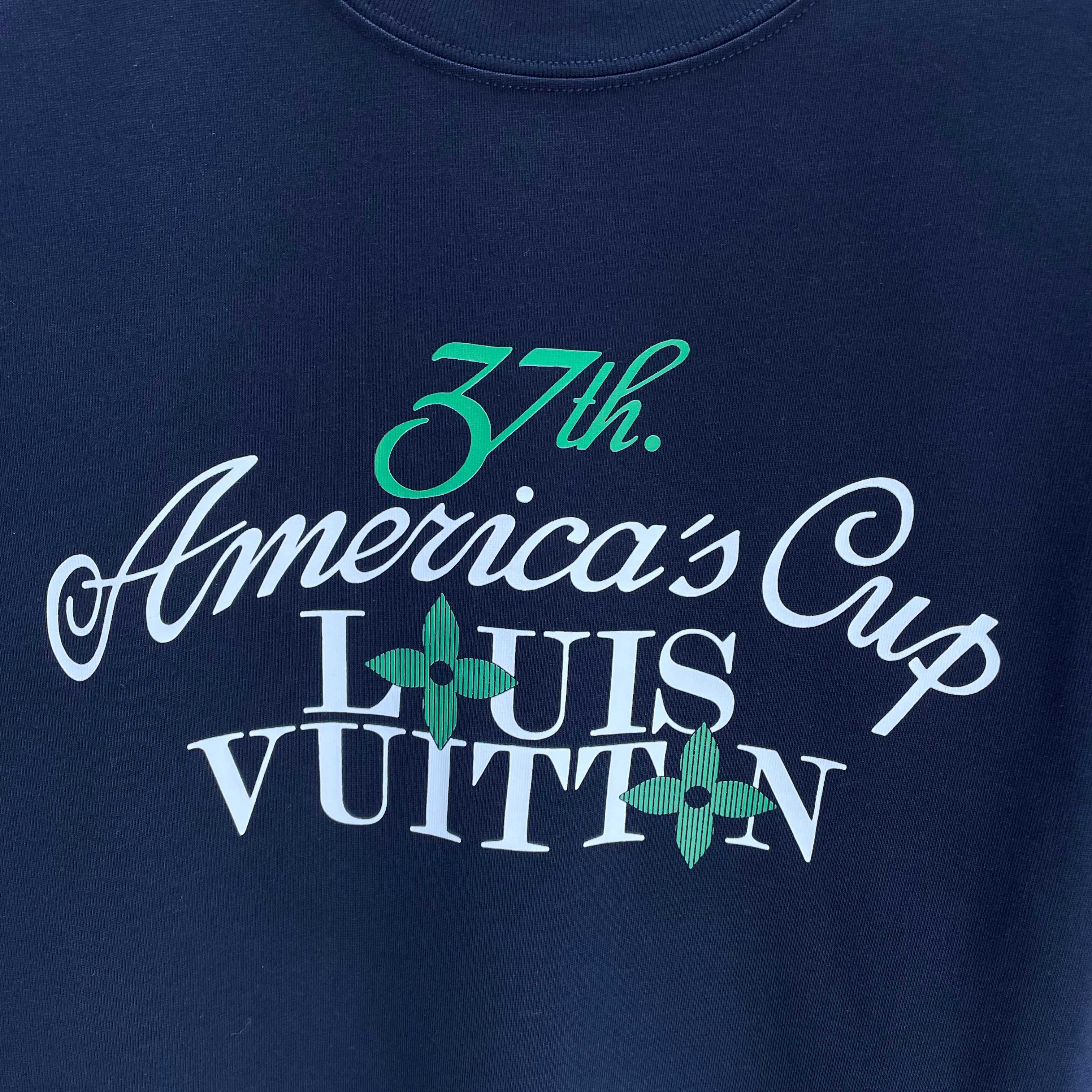 Louis Vuitton 37th America's Cup Graphic T-Shirt – Navy Blue