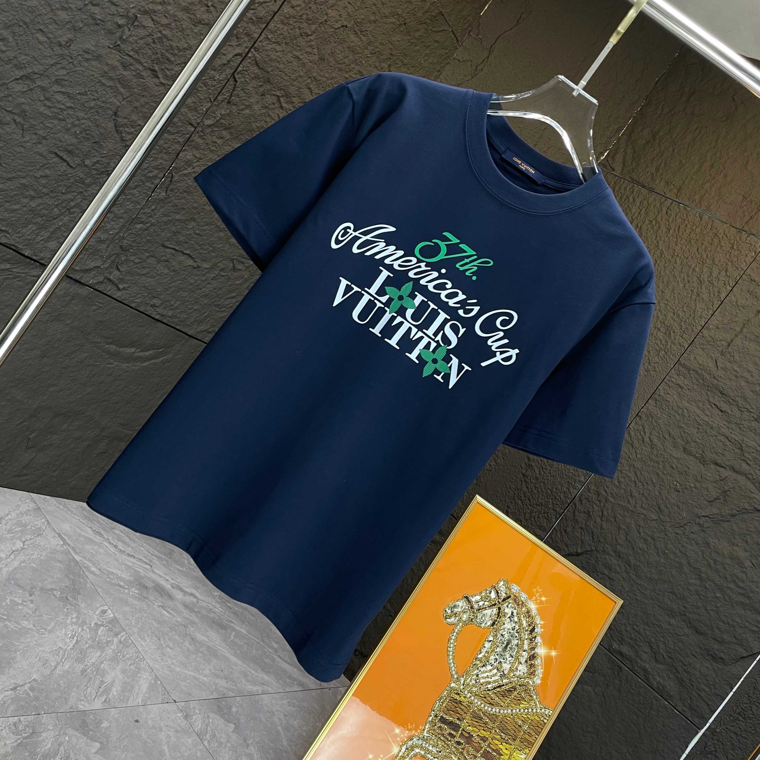 Louis Vuitton 37th America's Cup Graphic T-Shirt – Navy Blue