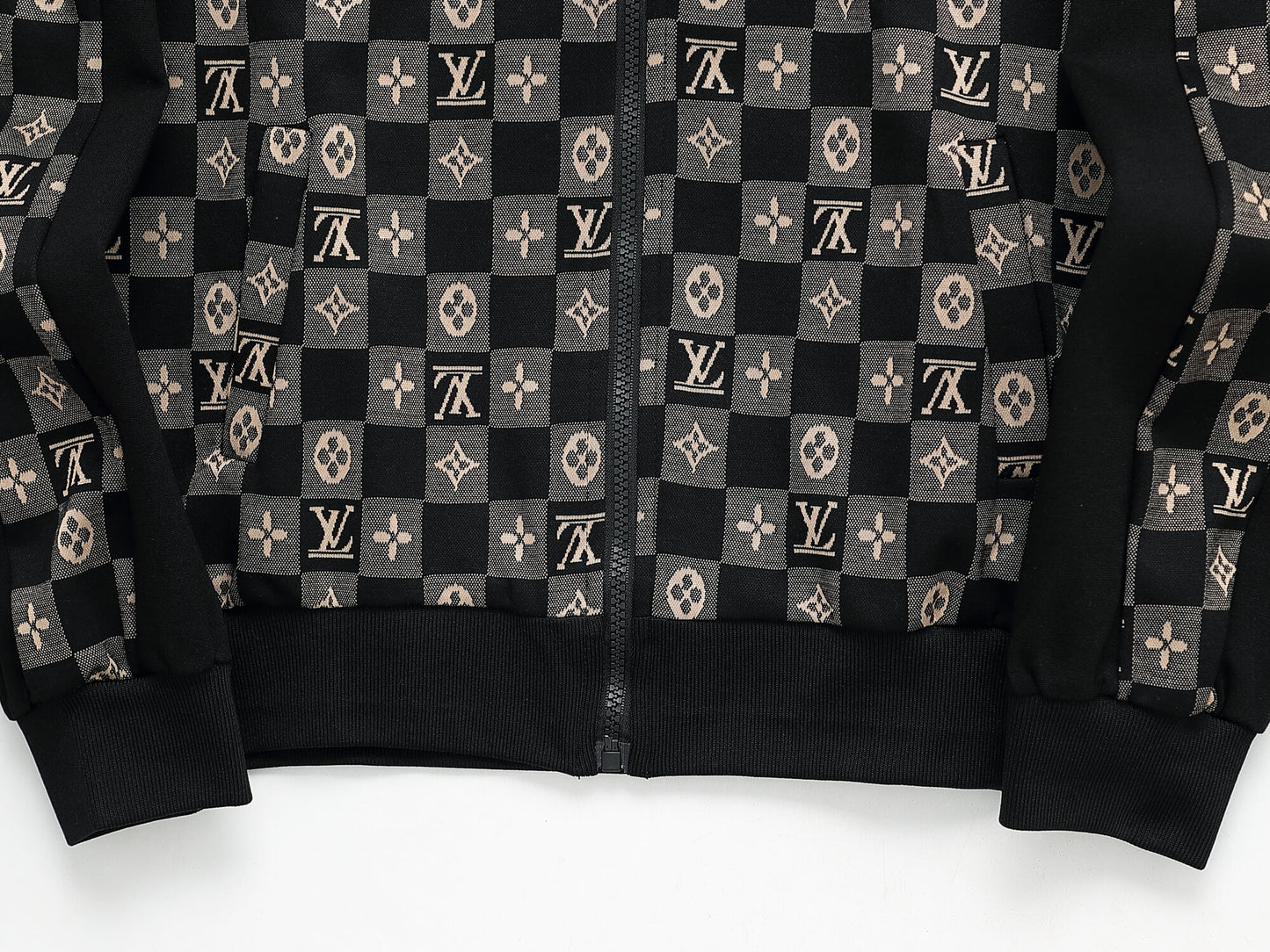 Louis Vuitton Damier Monogram Jacquard Tracksuit Black