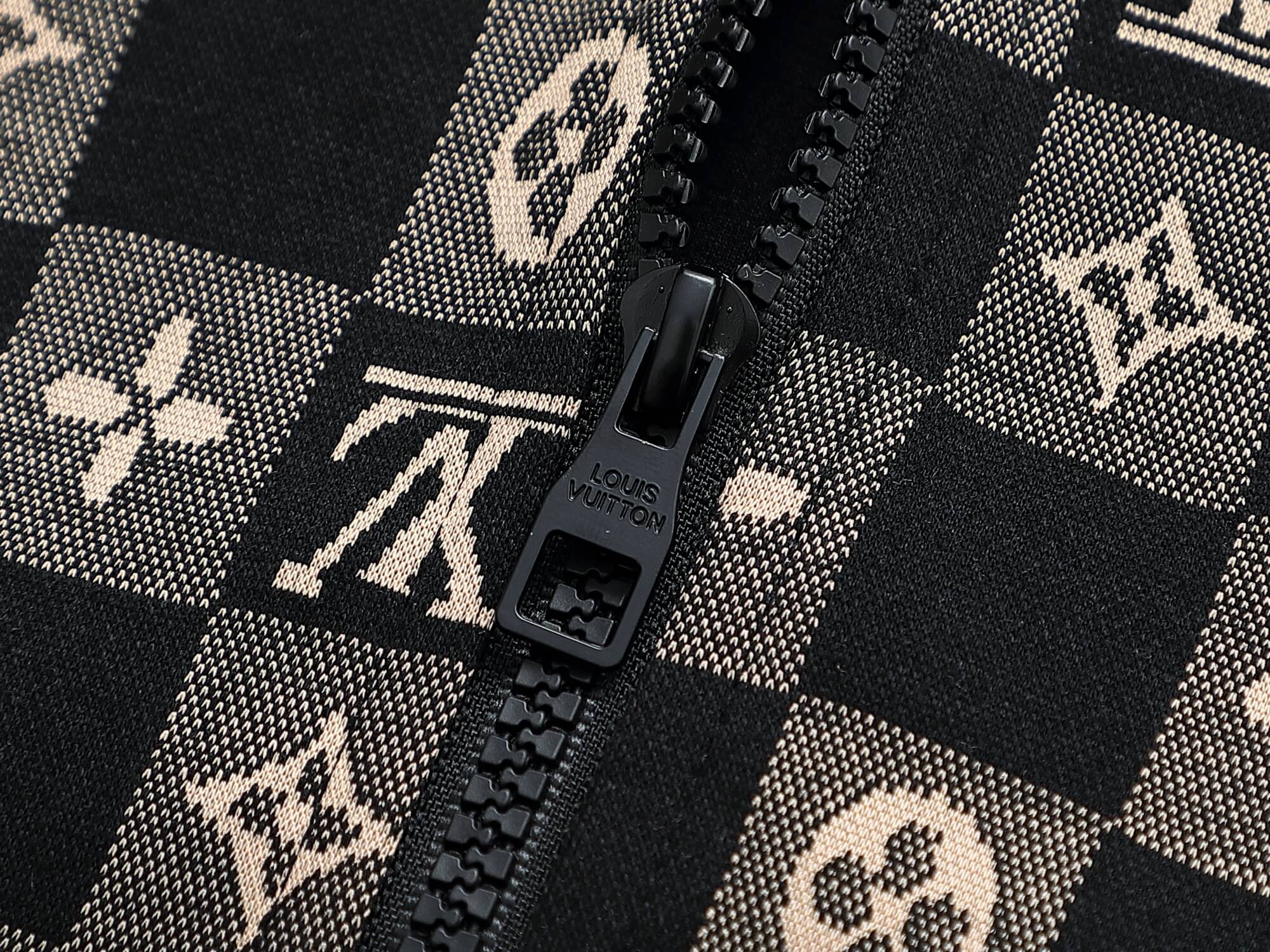 Louis Vuitton Damier Monogram Jacquard Tracksuit Black – Hollo Shoe