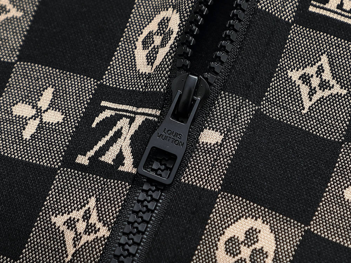 Louis Vuitton Damier Monogram Jacquard Tracksuit Black