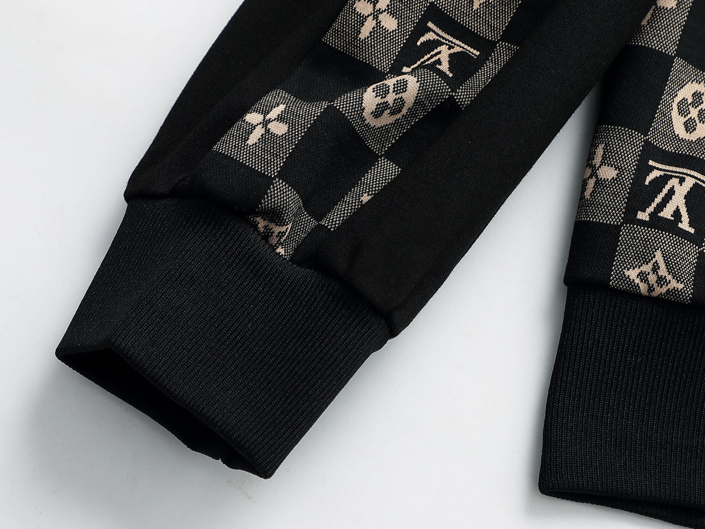 Louis Vuitton Damier Monogram Jacquard Tracksuit Black