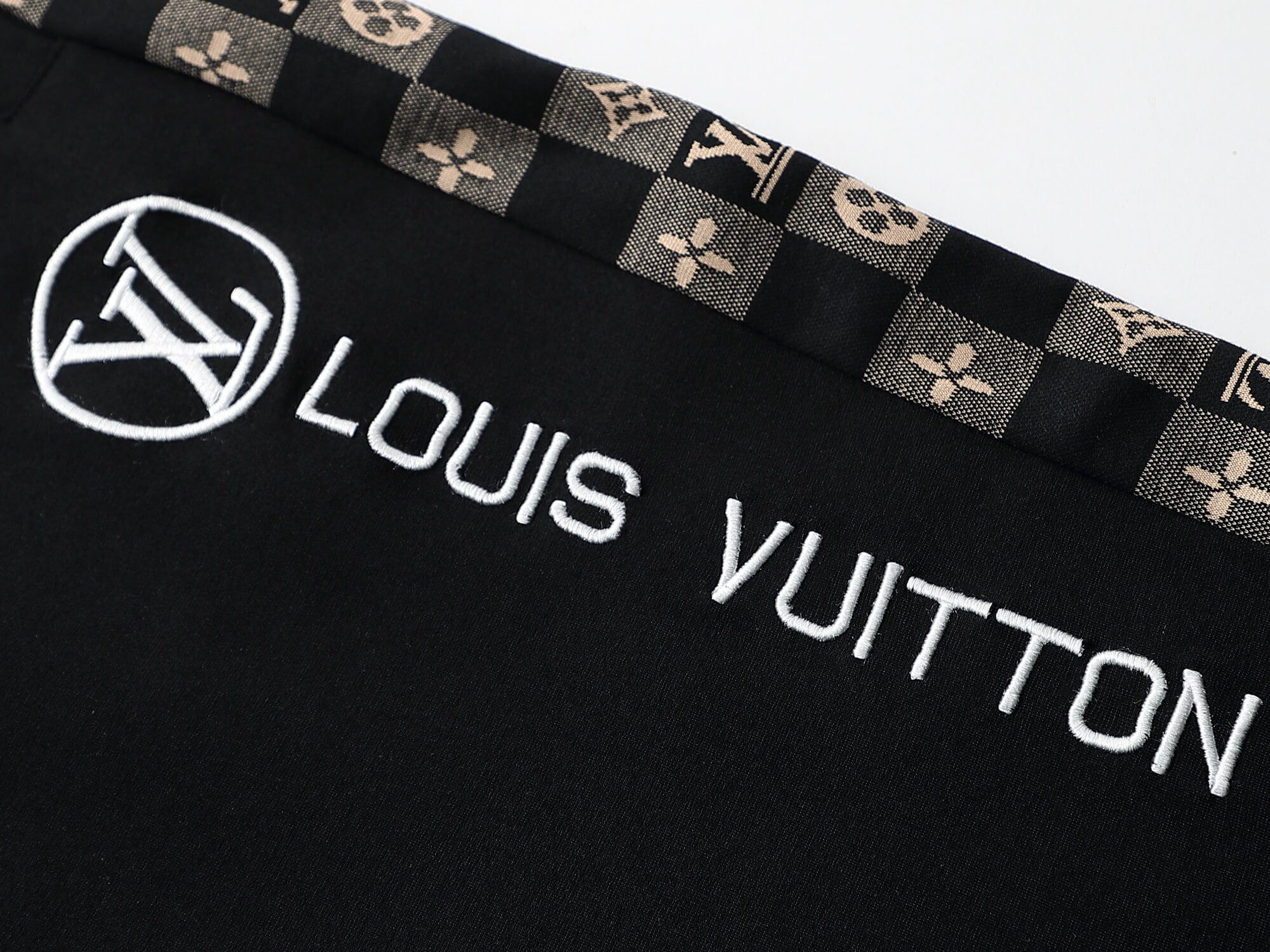 Louis Vuitton Damier Monogram Jacquard Tracksuit Black – Hollo Shoe