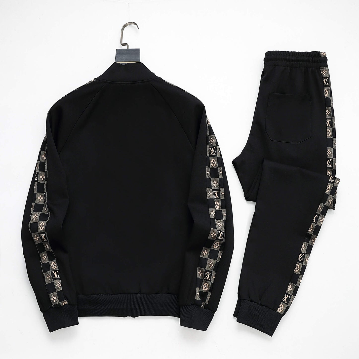 Louis Vuitton Damier Monogram Jacquard Tracksuit Black