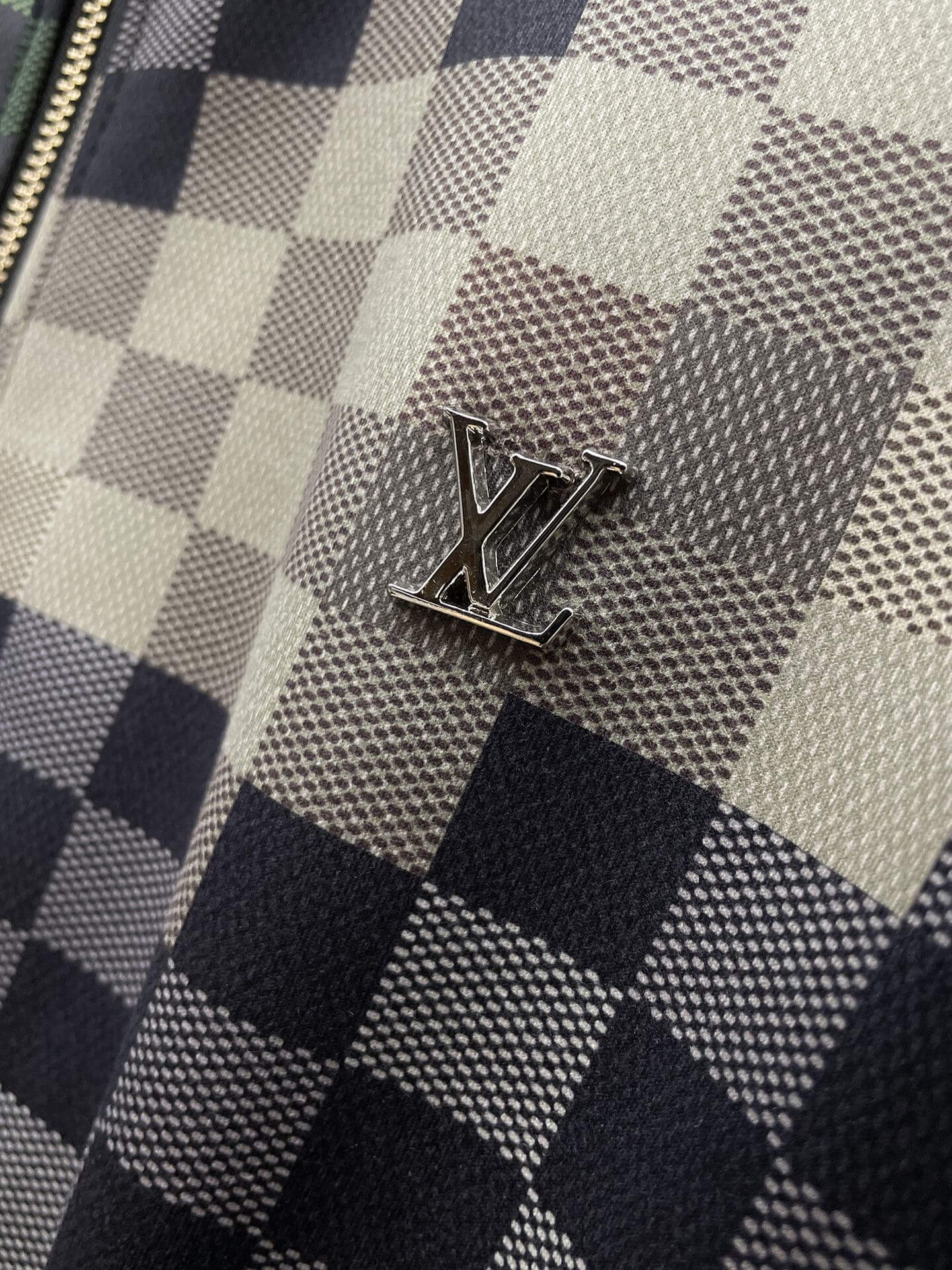 Louis Vuitton Damier Pop Technical Jersey Tracksuit Green Pixel