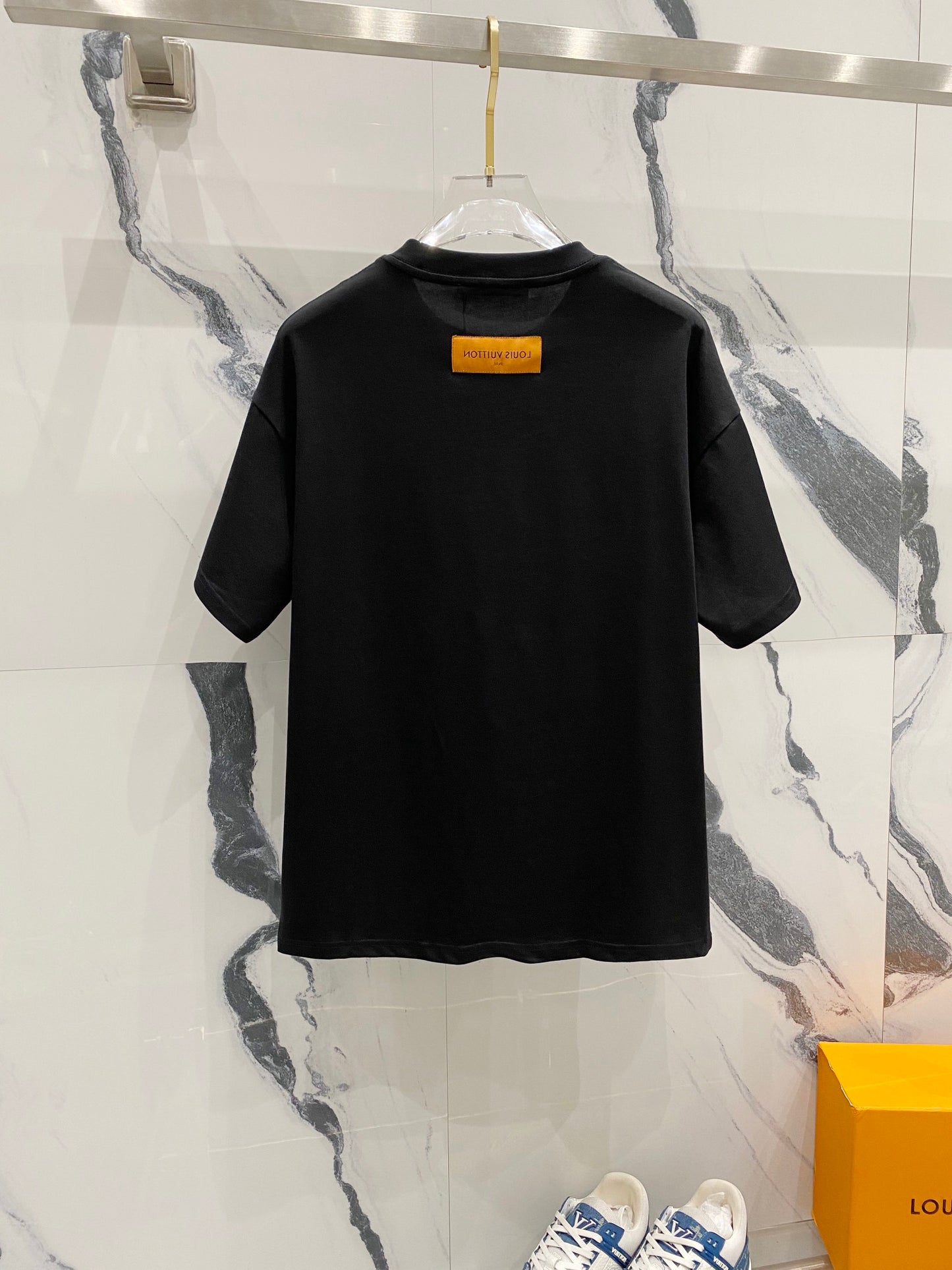 Louis Vuitton Embossed Signature T-Shirt – Black
