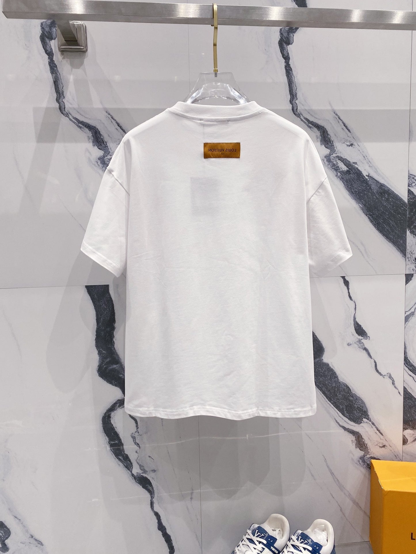 Louis Vuitton Embossed Signature T-Shirt – White