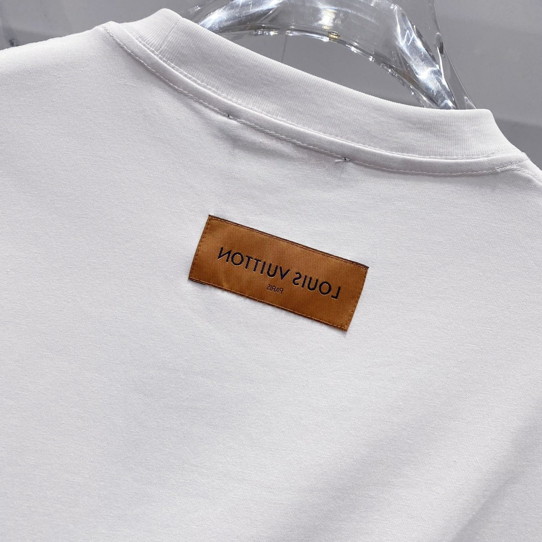 Louis Vuitton Embossed Signature T-Shirt – White