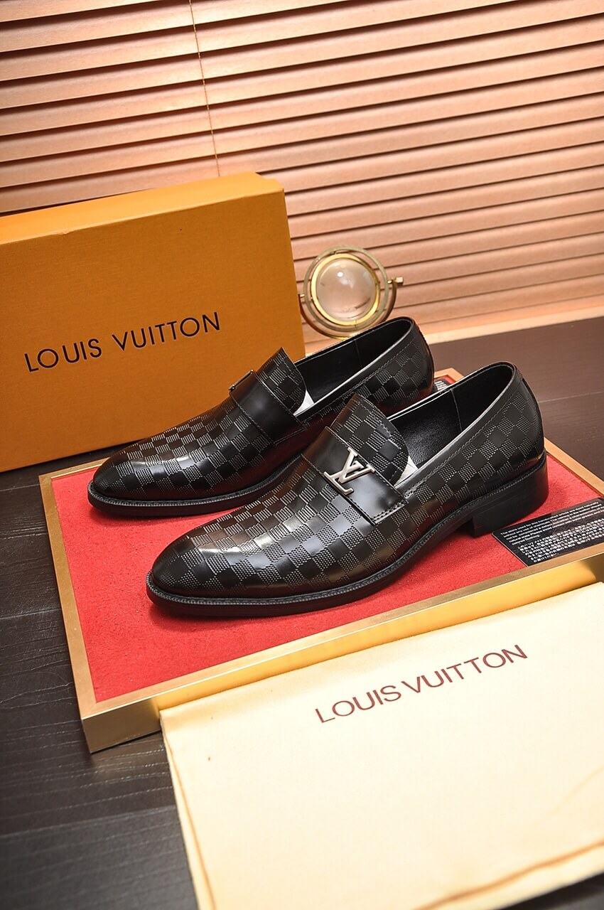 Louis Vuitton Kensington Loafer – Black Damier Infini Leather