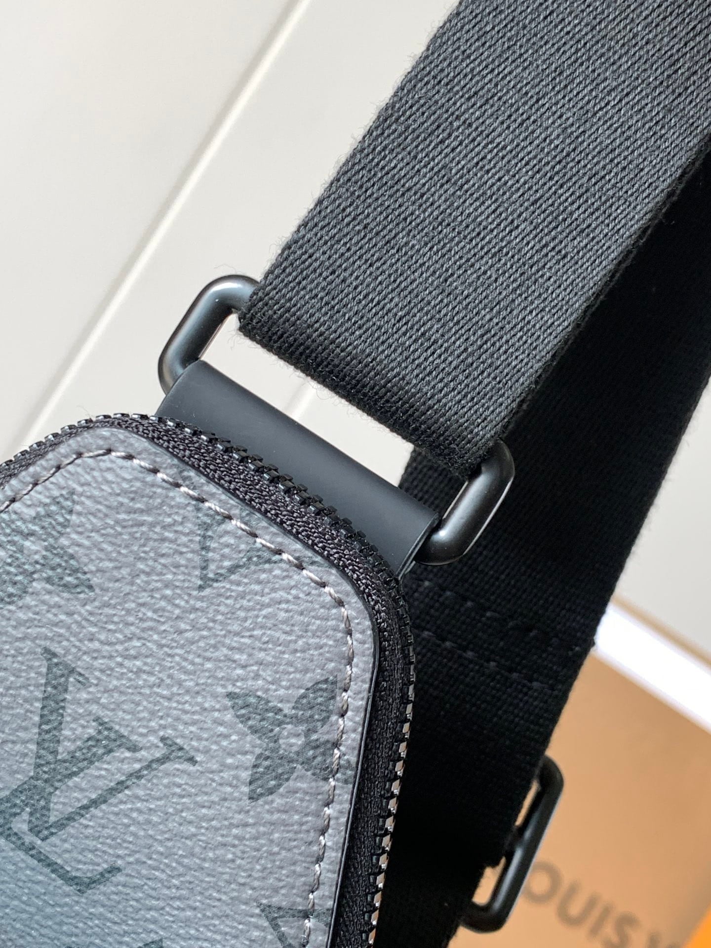 Louis Vuitton LV Avenue Slingbag PM - Monogram Eclipse Canvas Turquoise Piping