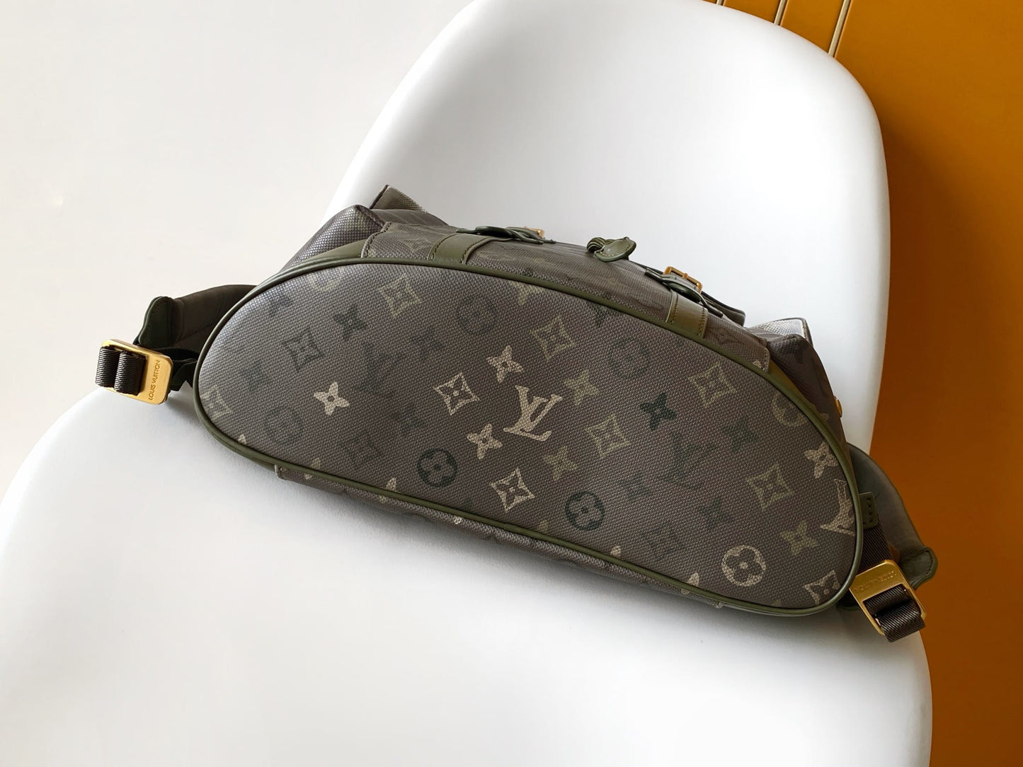 Louis Vuitton LV Christopher MM Backpack - Khaki Green Monogram Surplus Canvas Rucksack