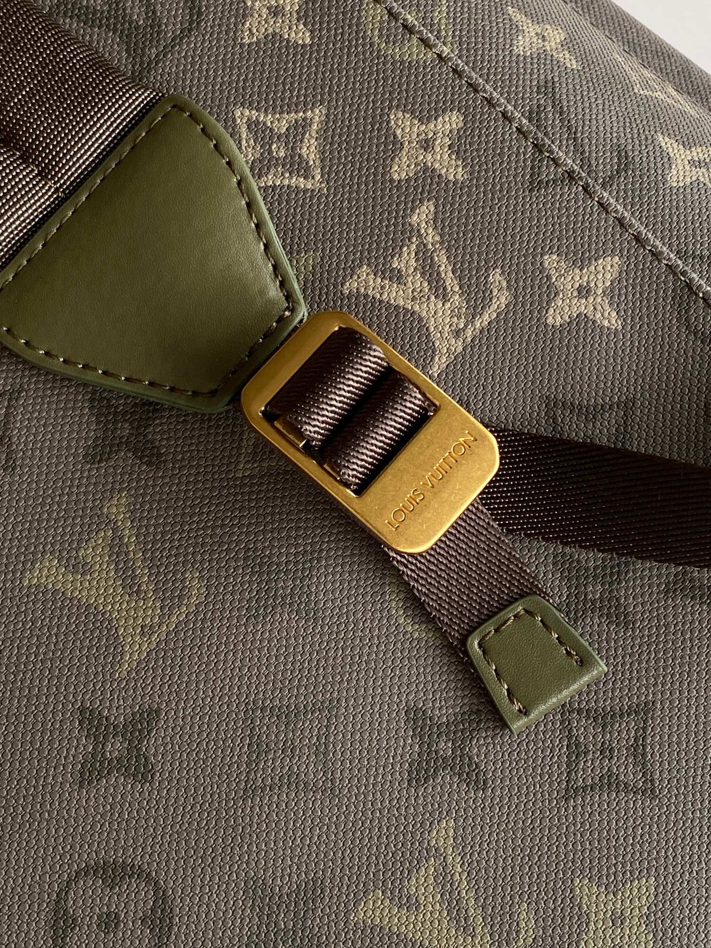 Louis Vuitton LV Christopher MM Backpack - Khaki Green Monogram Surplus Canvas Rucksack