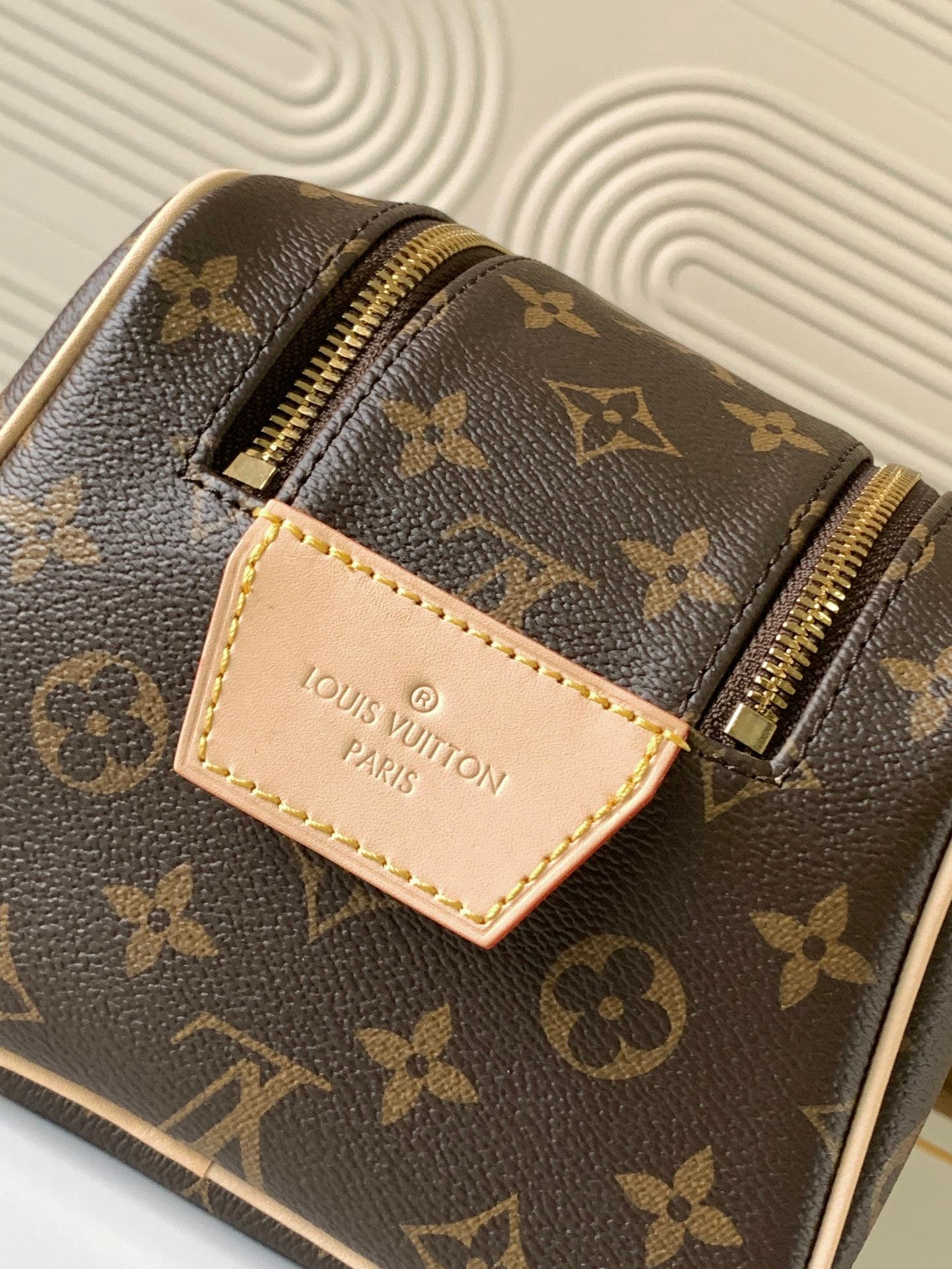 Louis Vuitton LV Dopp Kit Toiletry Bag - Classic Monogram Canvas Wash Pouch