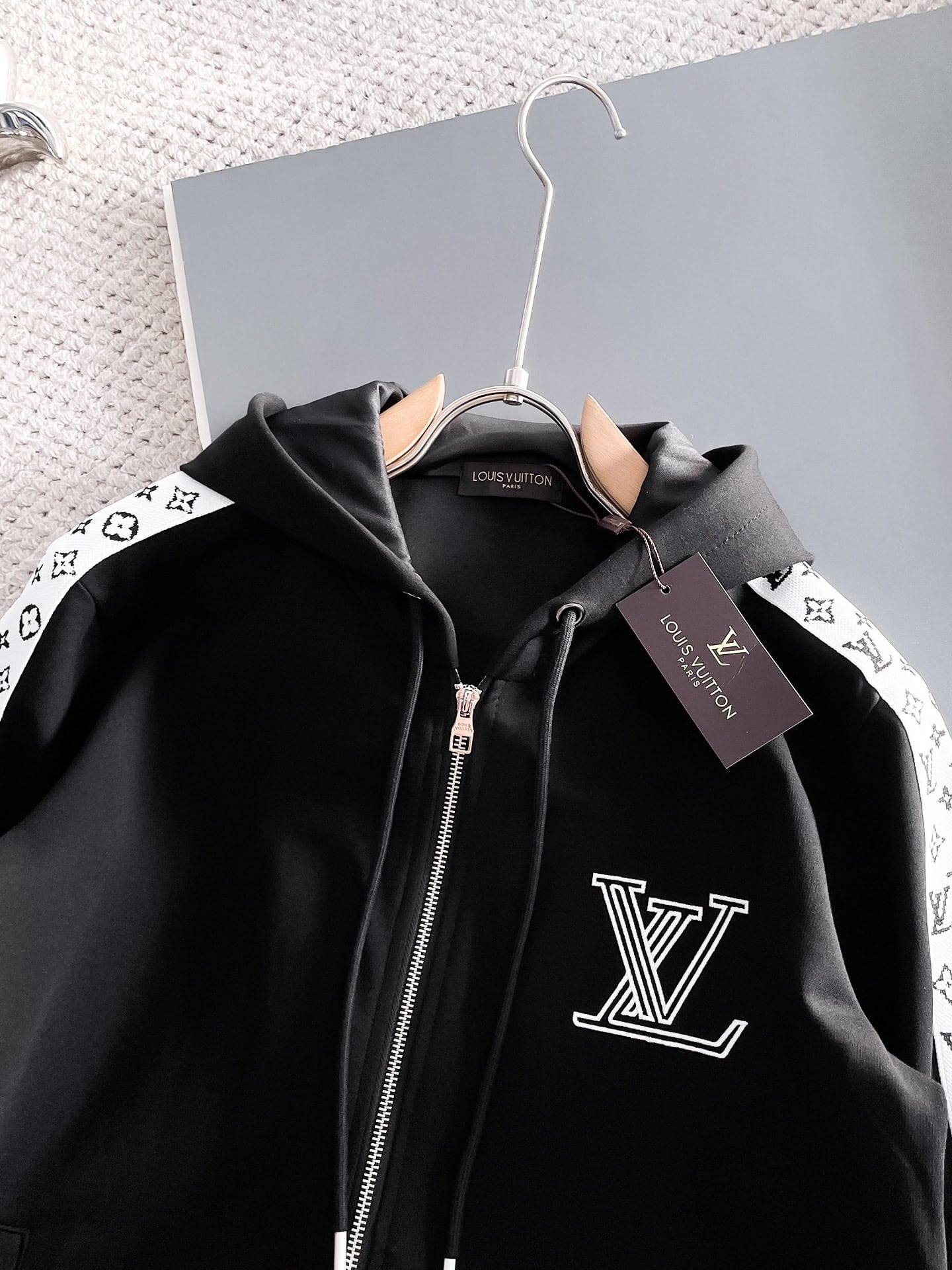 Louis Vuitton LV Graphic Stripe Tracksuit - Black & White Monogram