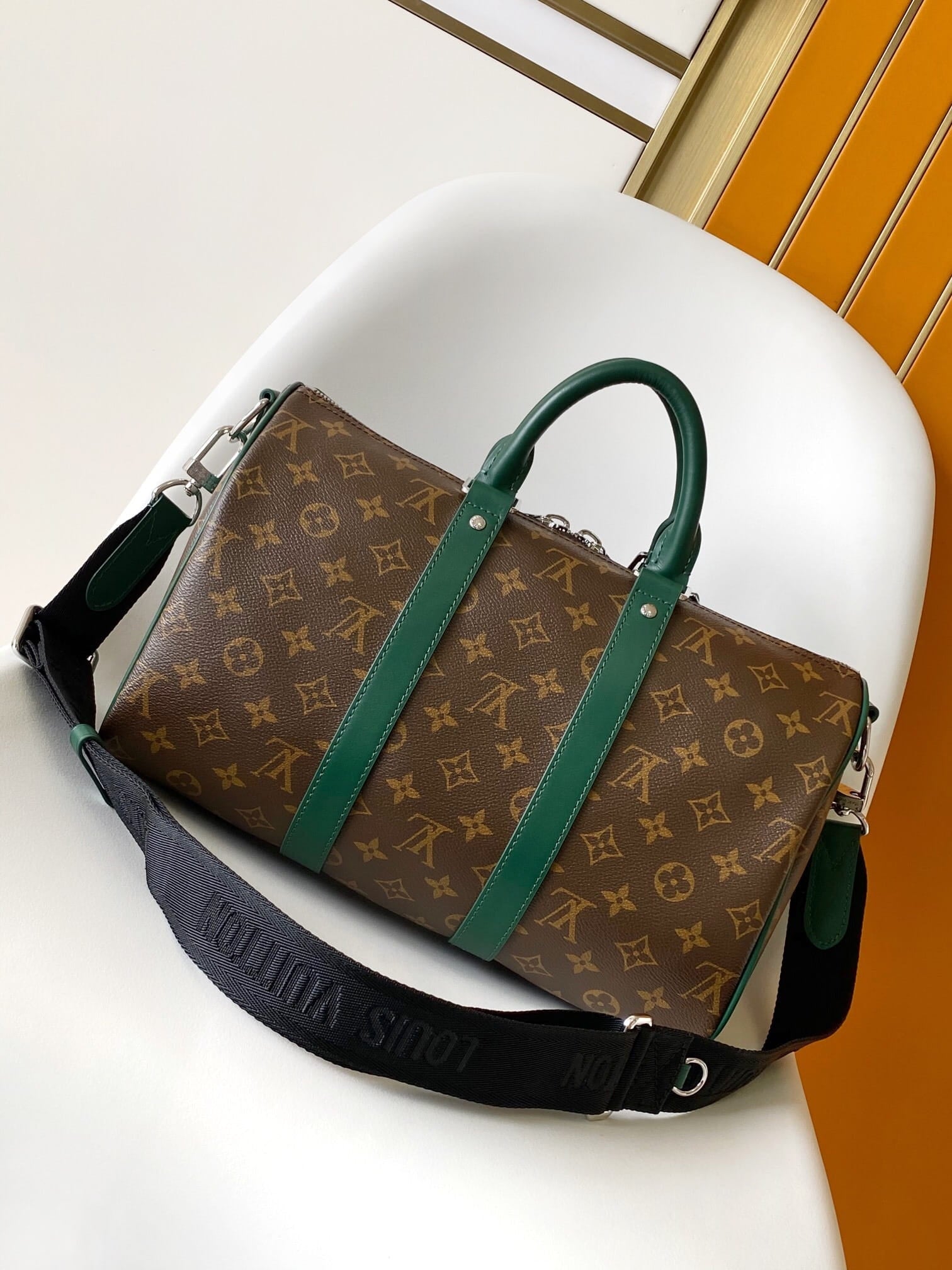 Louis Vuitton LV Keepall Bandoulière 35 Travel Duffle Bag