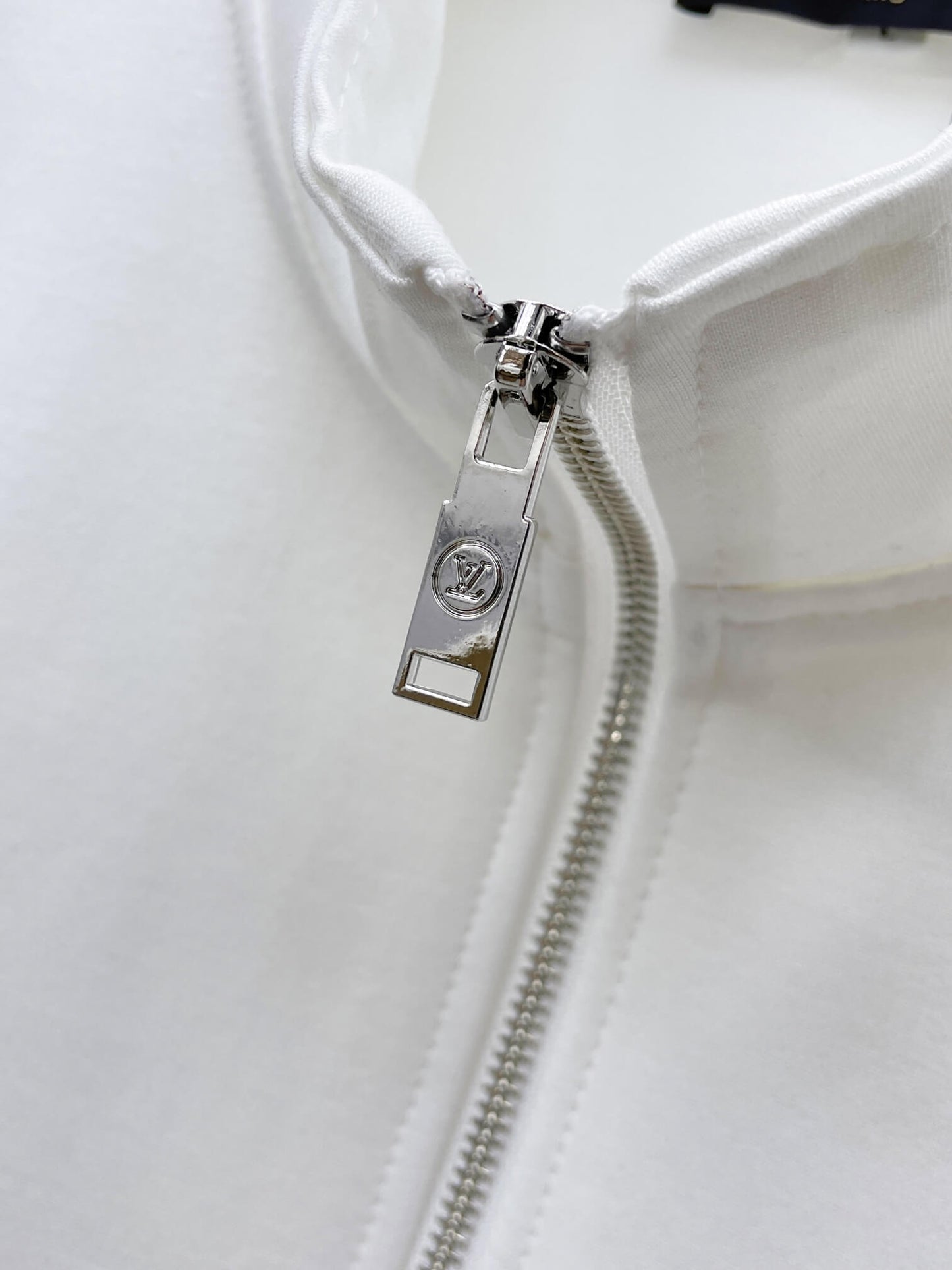 Louis Vuitton LV Logo Patch Technical Jersey Tracksuit White