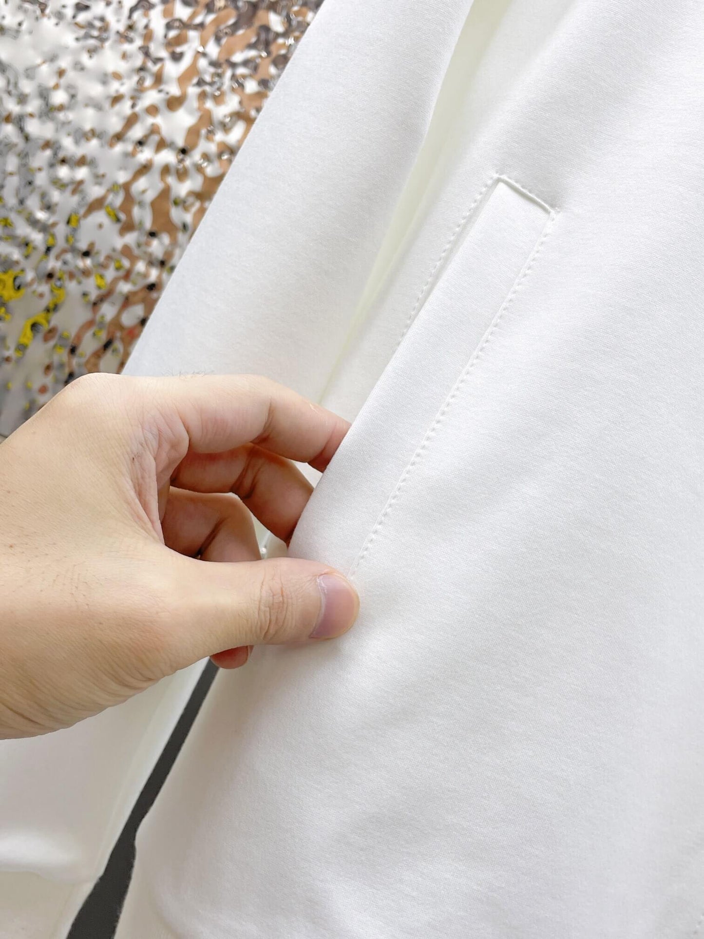 Louis Vuitton LV Logo Patch Technical Jersey Tracksuit White