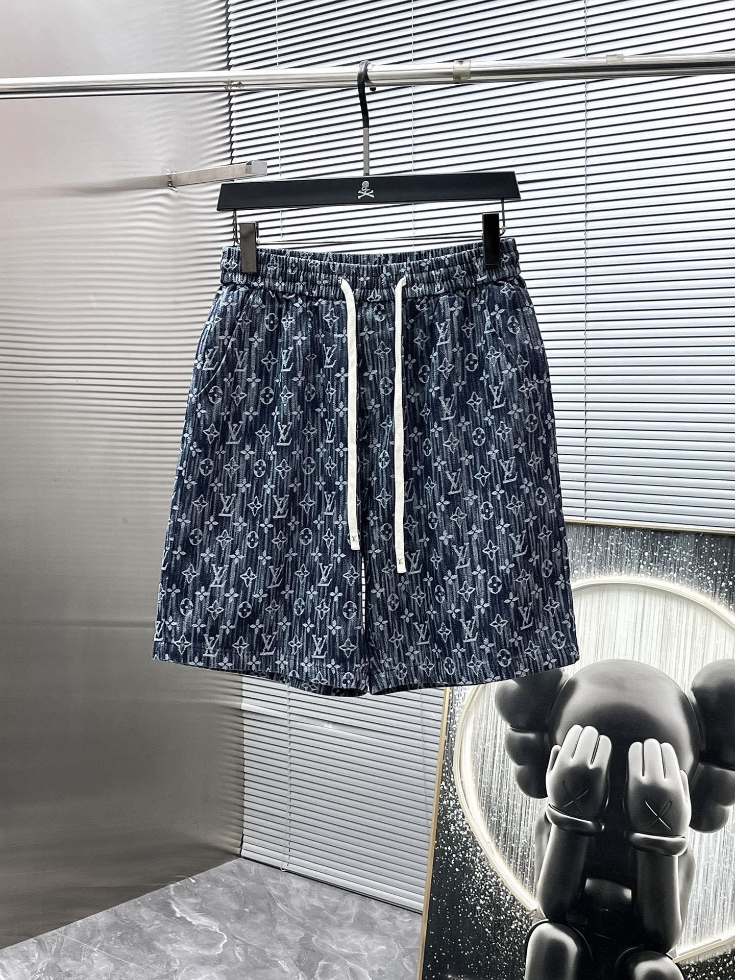 Louis Vuitton LV Monogram Denim Short-Sleeved Shirt & Shorts Co-ord Set