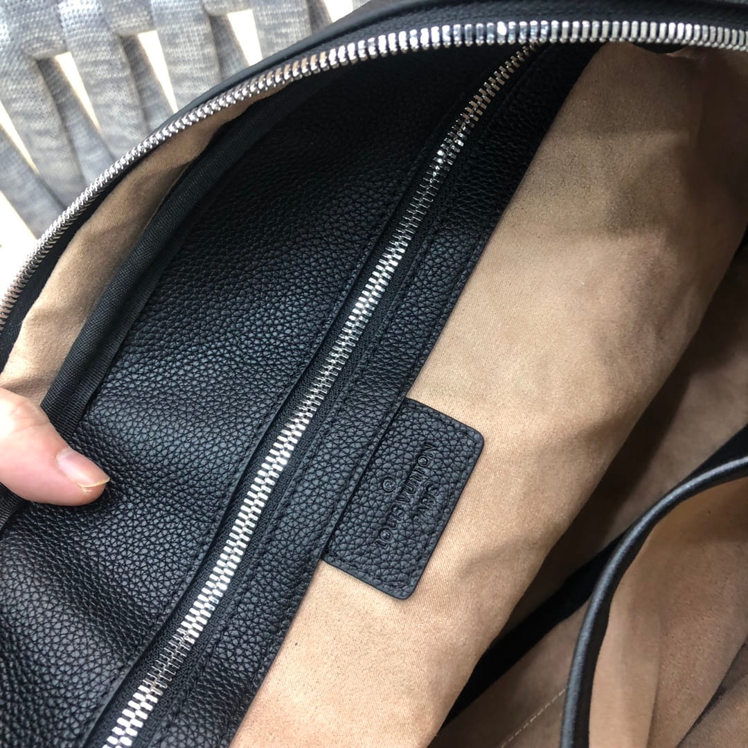 Louis Vuitton LV Monogram Empreinte Black Leather Briefcase
