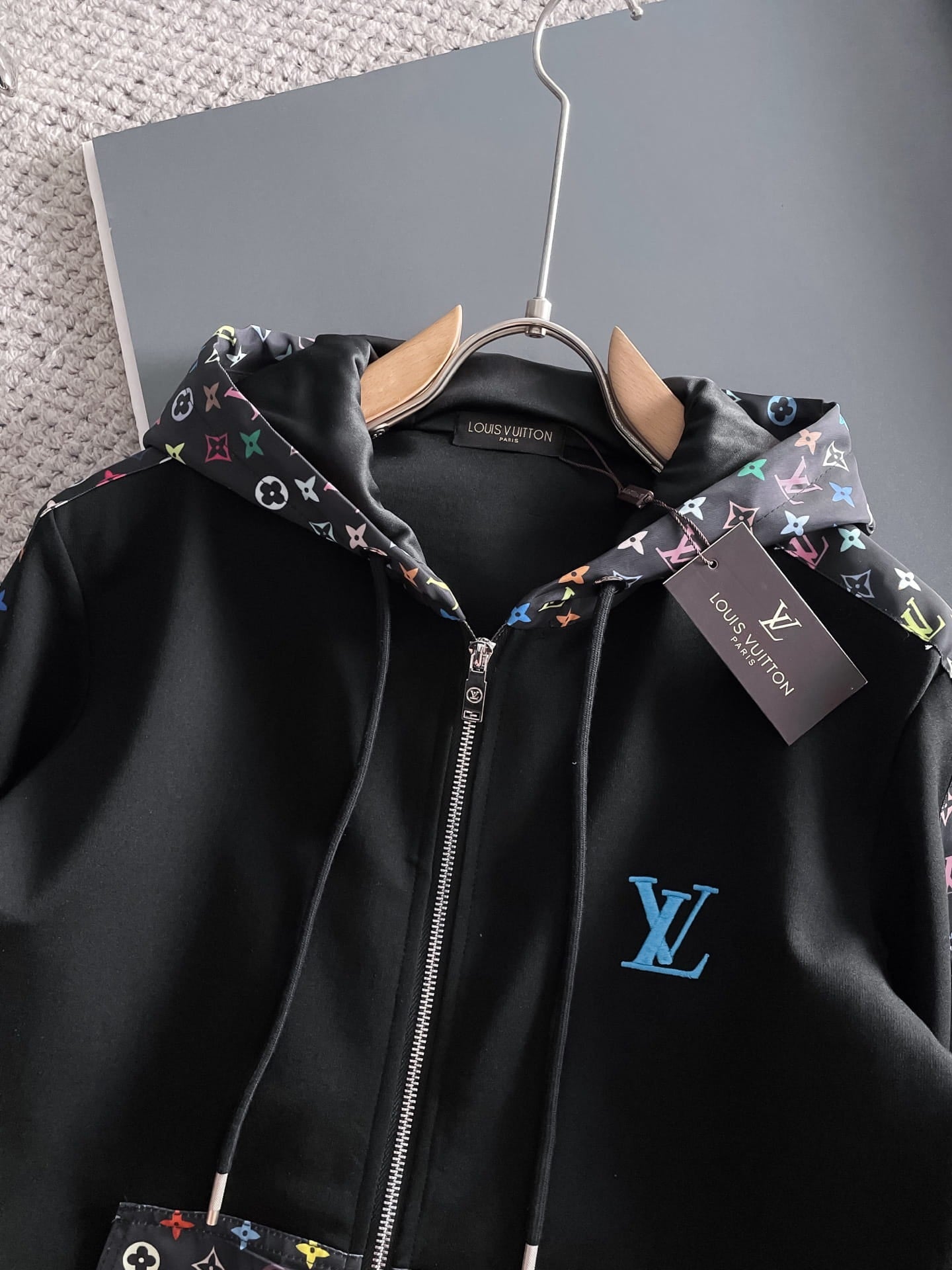 Louis Vuitton LV Multicolor Monogram Tracksuit - Black Graphic